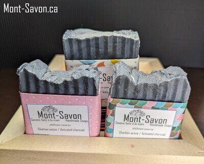 Savon charbon activé