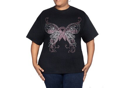 Brest Cancer Butterfly T Shirt