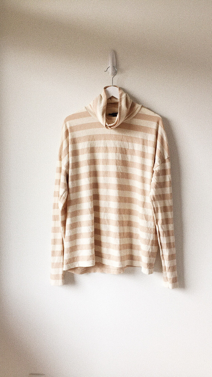 J Crew Striped Turtleneck