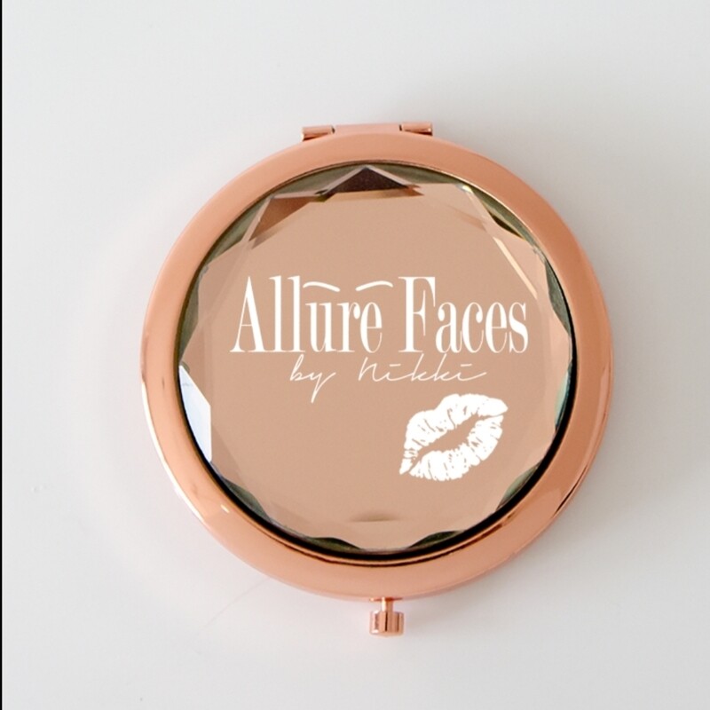 Rose Gold Compact Mirror