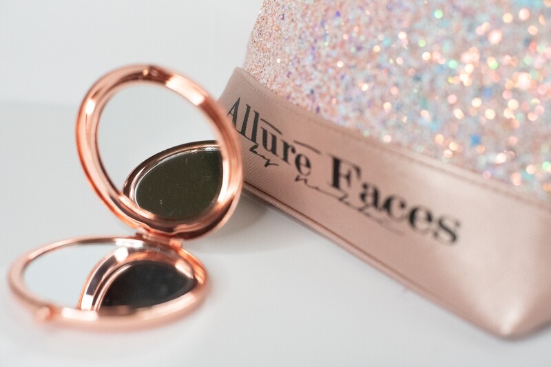 Rose Gold Compact Mirror