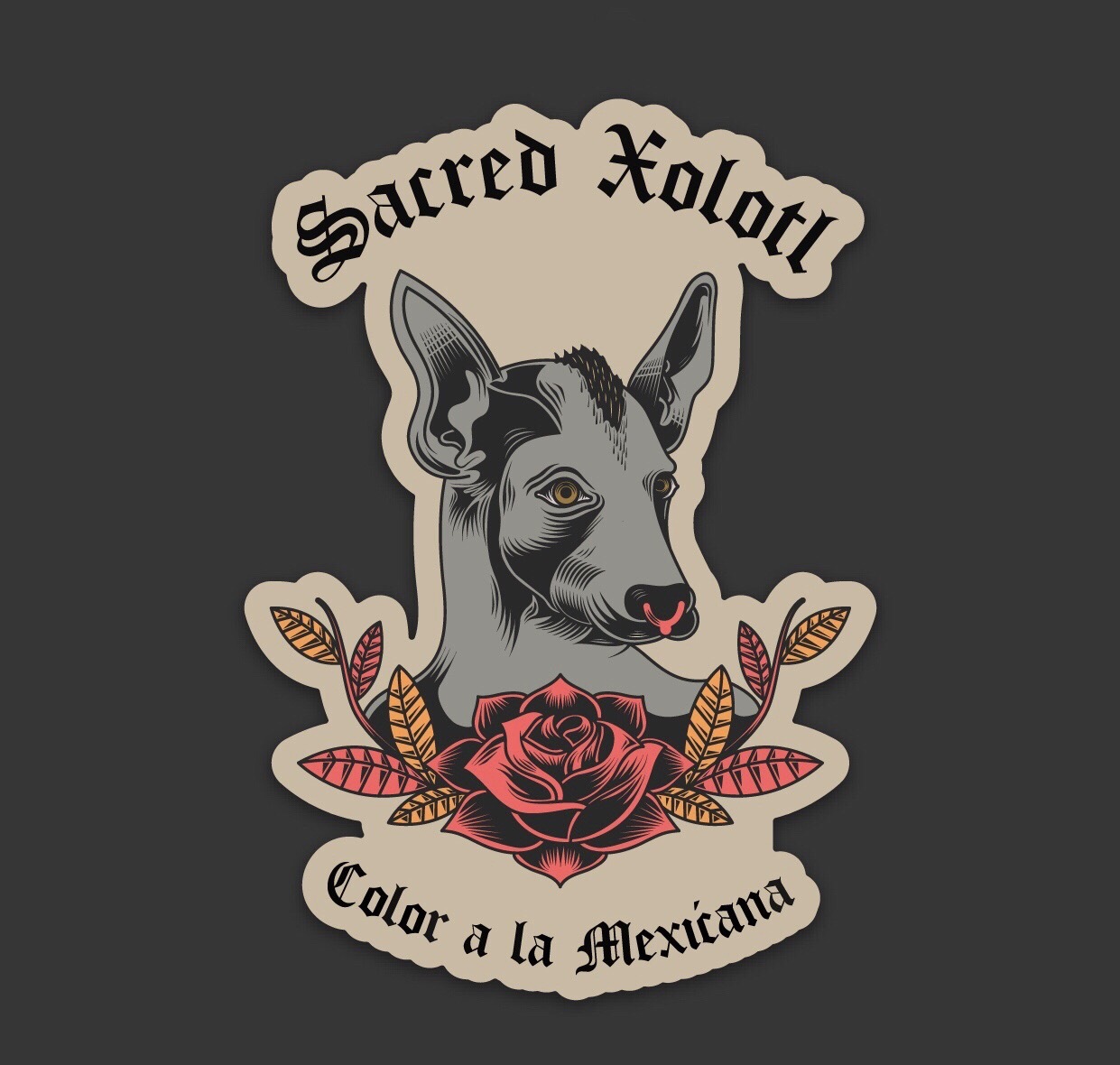 Sticker 'Sacred Xolotl'