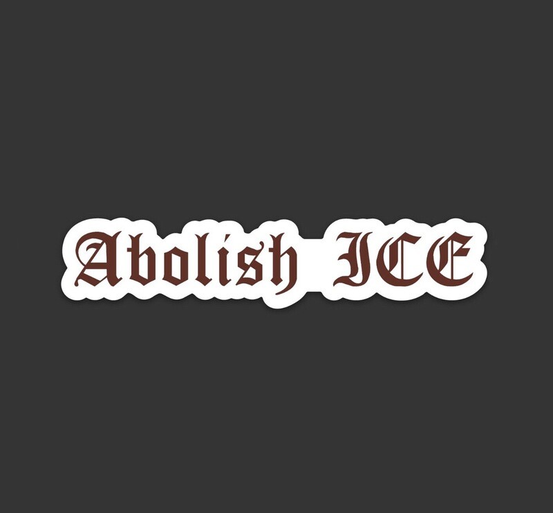 Sticker 'Abolish ICE'