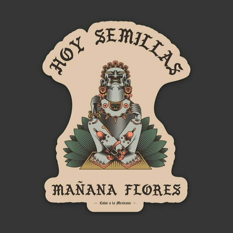 Sticker 'Xochipilli (Hoy semillas)"