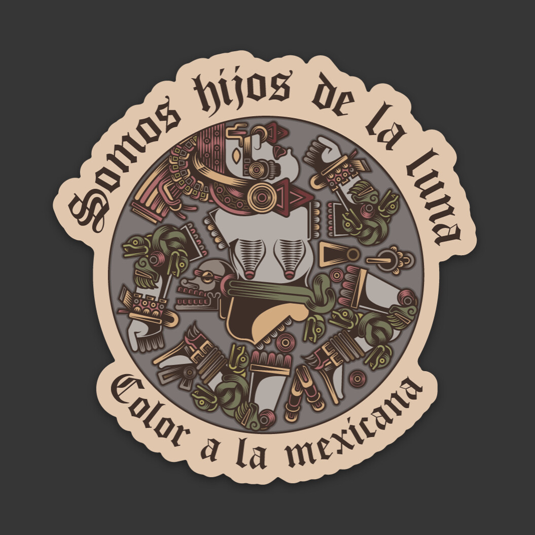 Sticker 'Coyolxāuhqui'