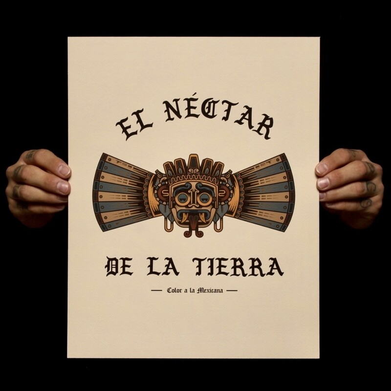 'Tlaloc' Print