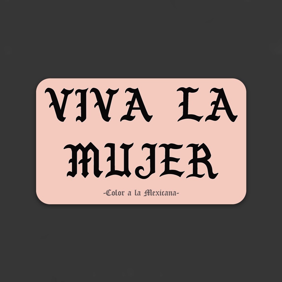 Sticker 'Viva la Mujer'