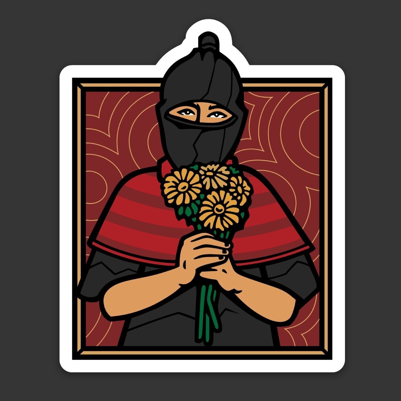 Sticker 'Mujer Zapatista'