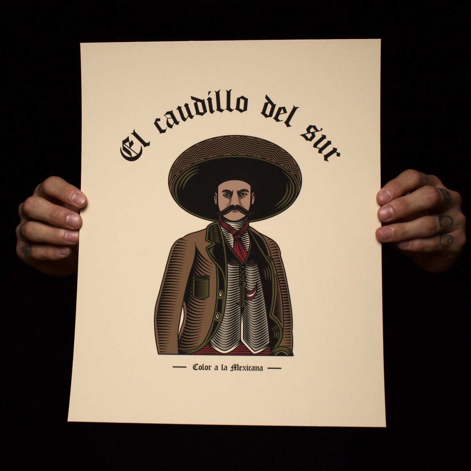 'Zapata' Print, Size: 16 x 20"