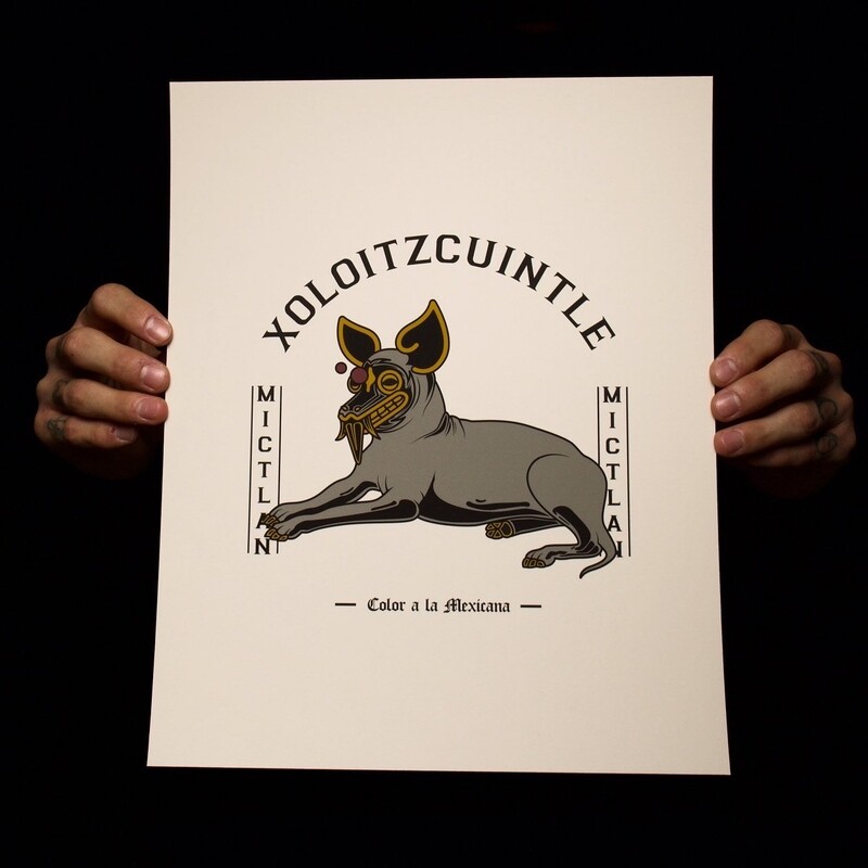 'Xoloitzcuintle' Print