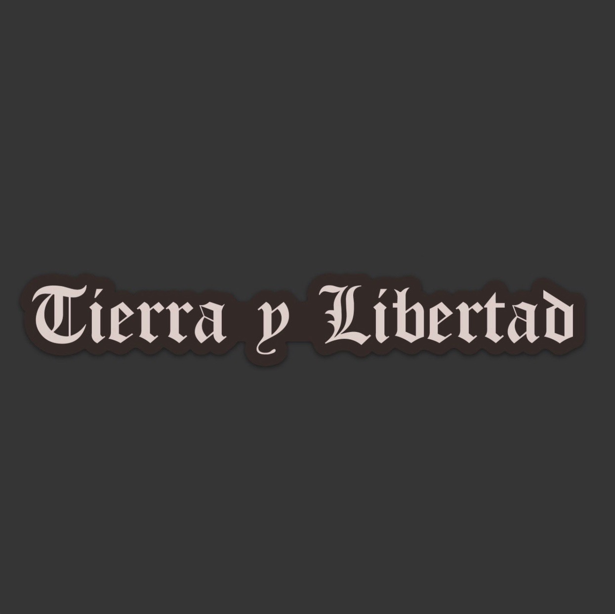 Sticker 'Tierra y Libertad'