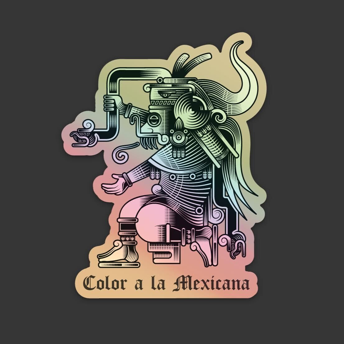 Sticker 'Rain Deity', Style: Holographic