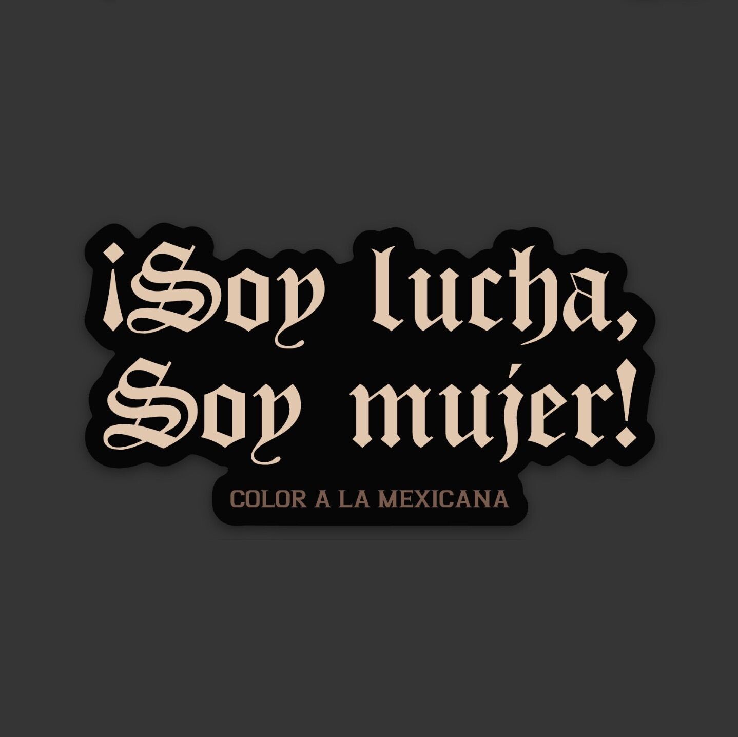 Sticker 'Lucha/Mujer'