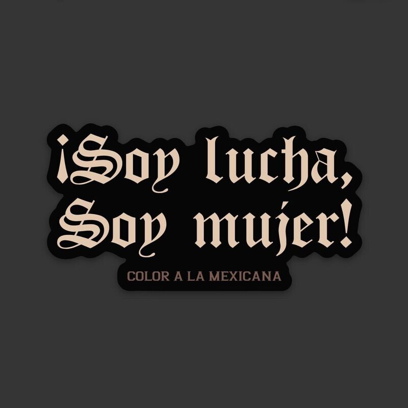 Sticker 'Lucha/Mujer'