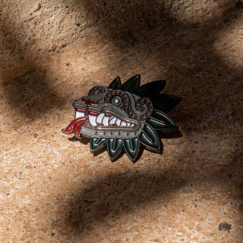 'Quetzalcoatl head' Pin (Series No. 3)