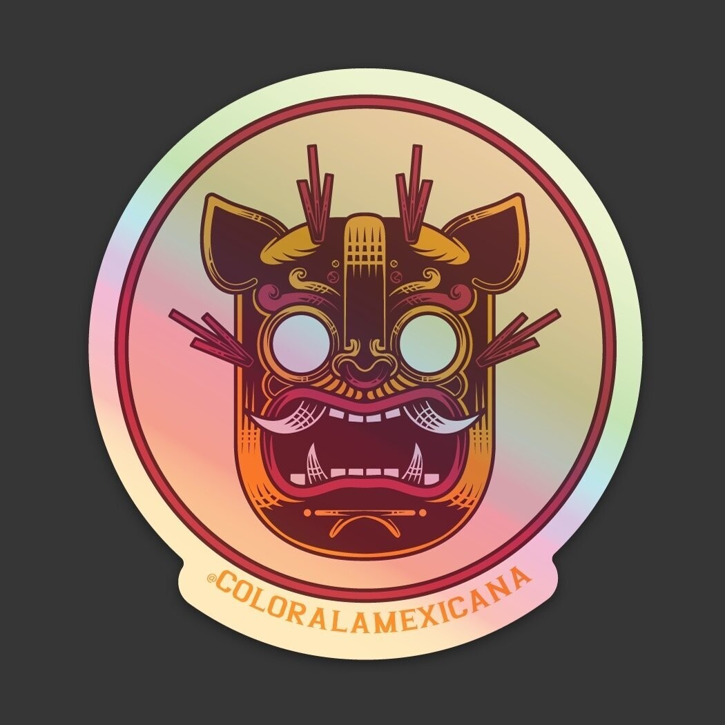 Sticker 'Máscara de Tecuani'