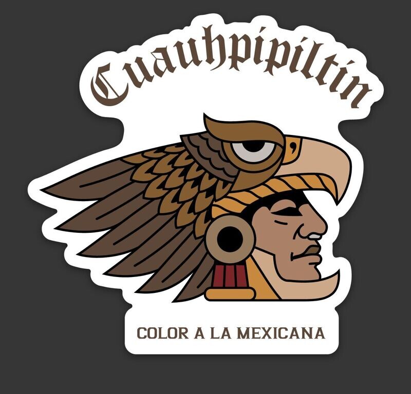 Sticker 'Cuauhpipiltin: Guerrero águila'