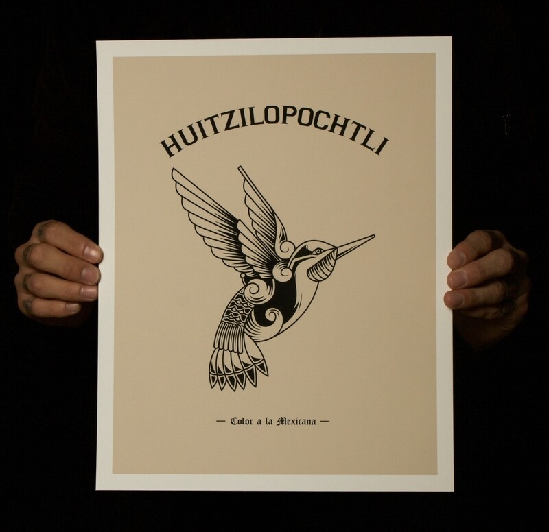 'Huitzilin' Print