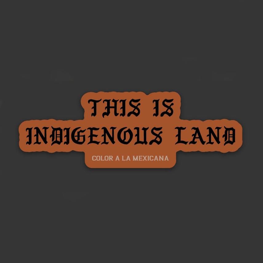 'Land' Sticker