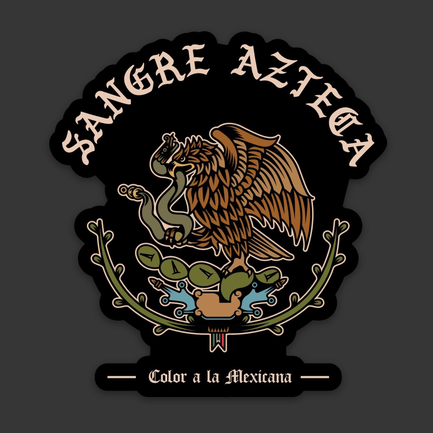 Sticker 'Con Sangre Azteca'