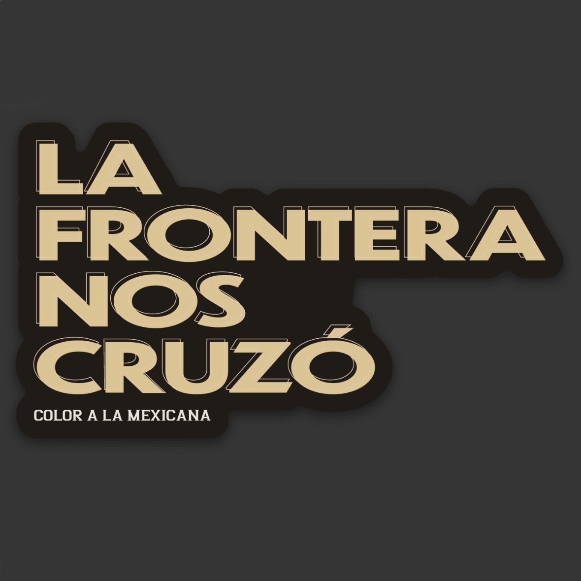 Sticker 'La frontera'