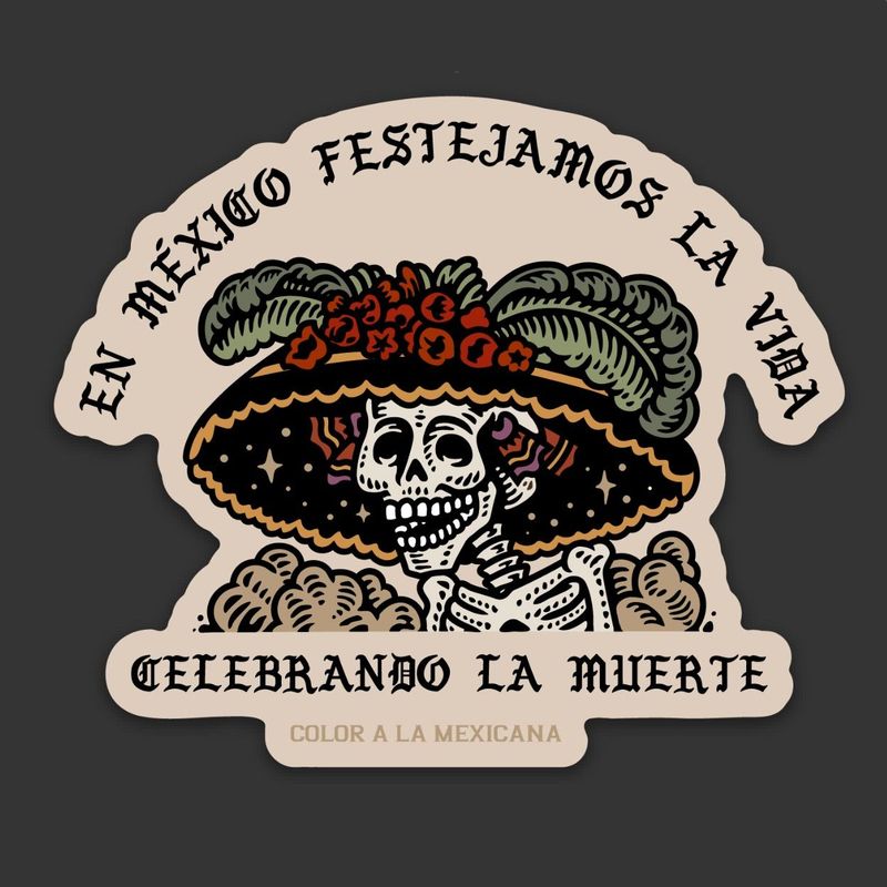 Sticker 'La Catrina'