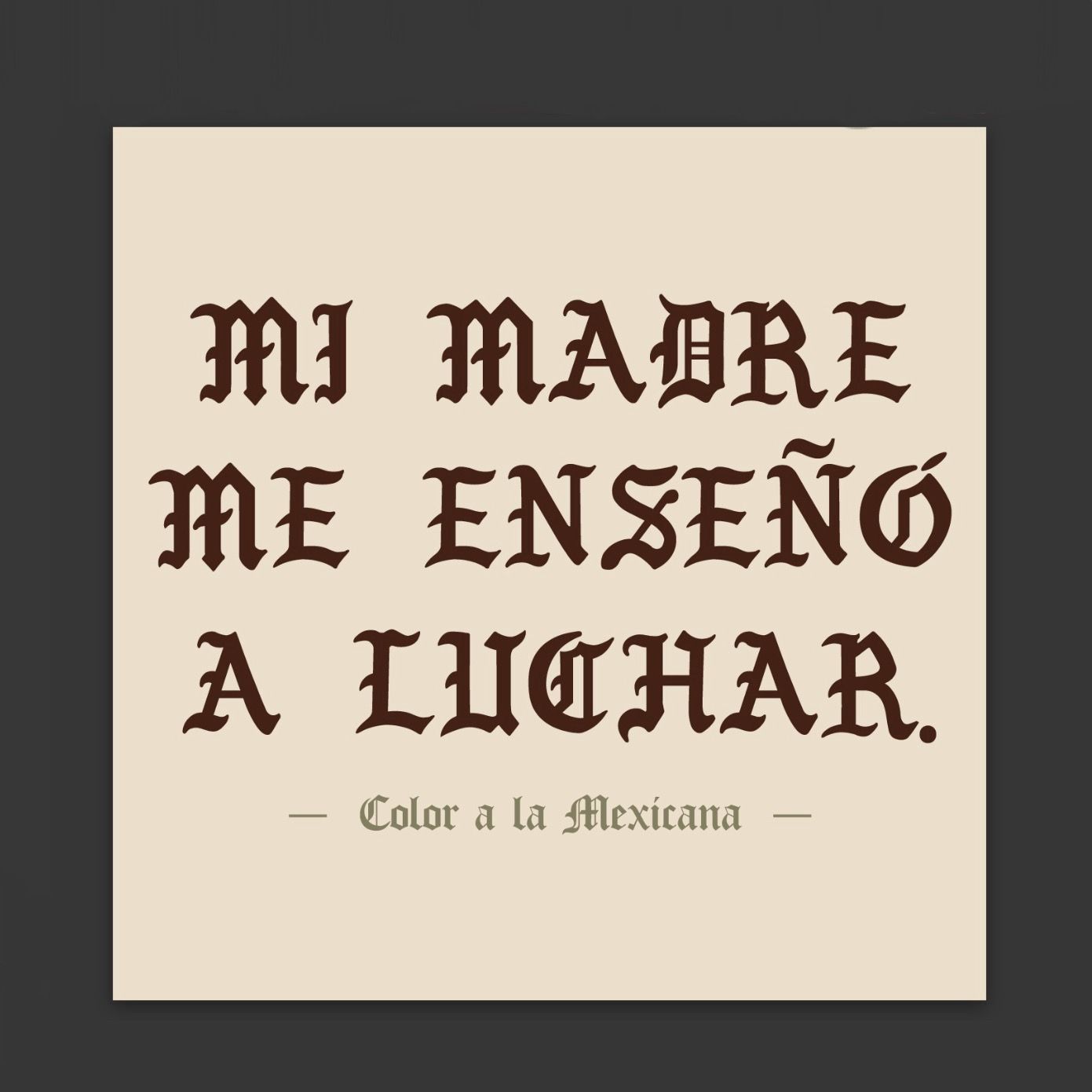 Sticker 'Madre'