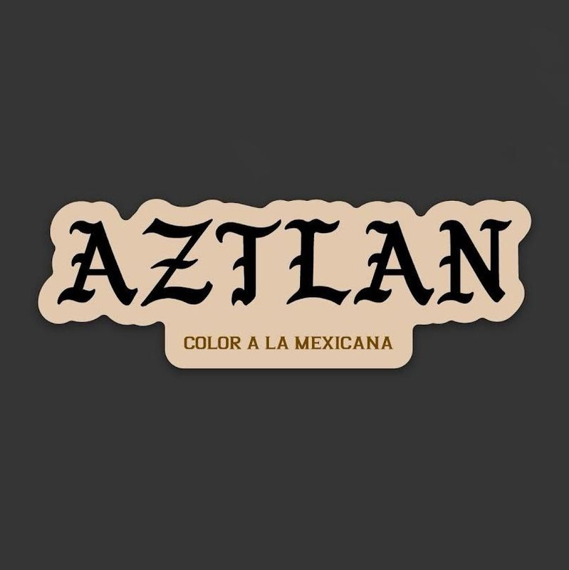 Sticker 'Mexica/Aztlan letters'