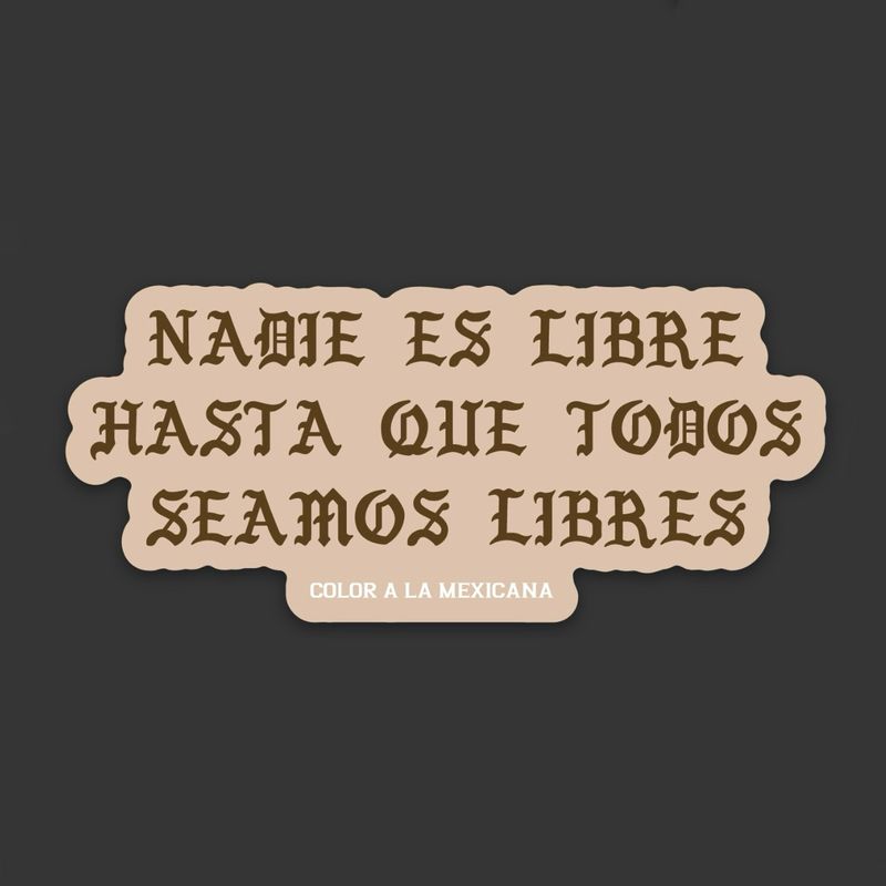 Sticker 'Libre'