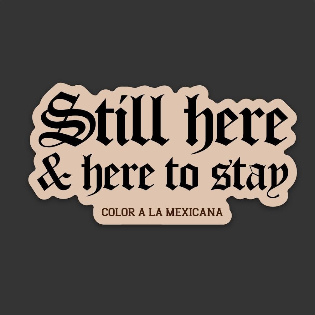 'Here to Stay' Sticker