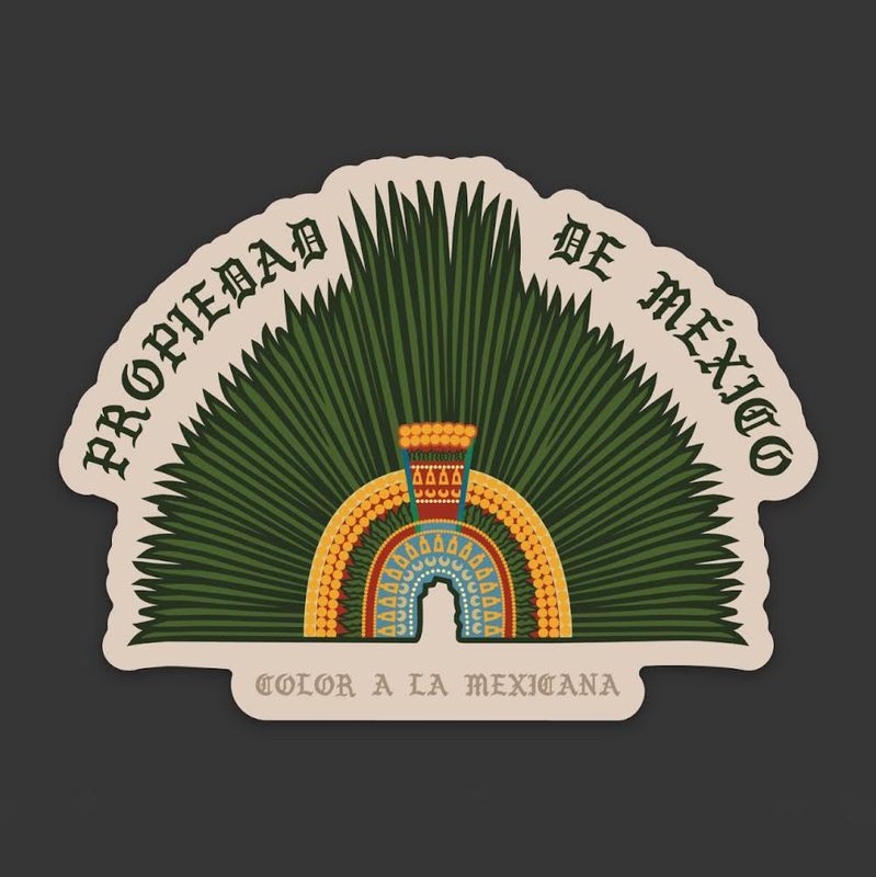 'Penacho de Moctezuma' Sticker