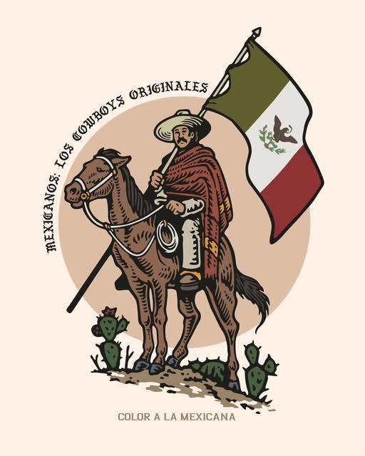 'Vaqueros: The original cowboys' Print