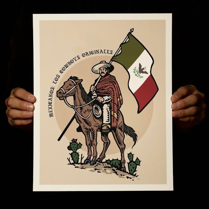 'Vaqueros: The original cowboys' Print