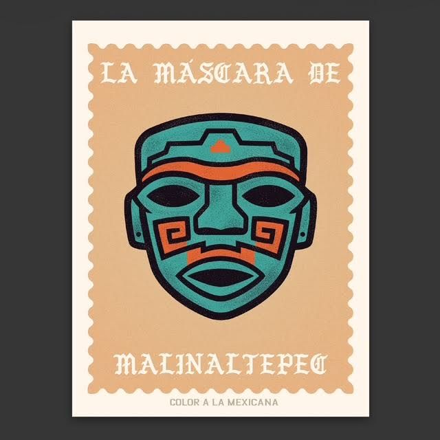 'Mask from Guerrero' Sticker