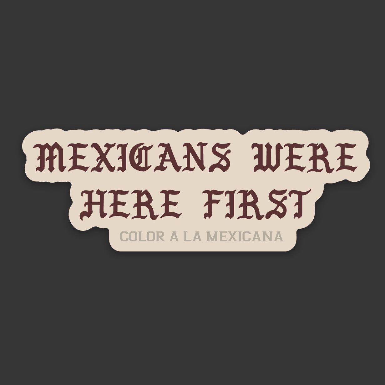 'Here to Stay' Sticker