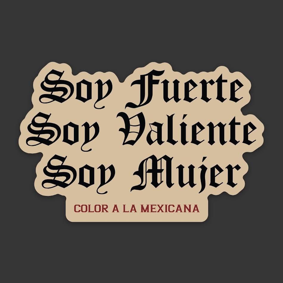 Sticker 'Soy Fuerte'