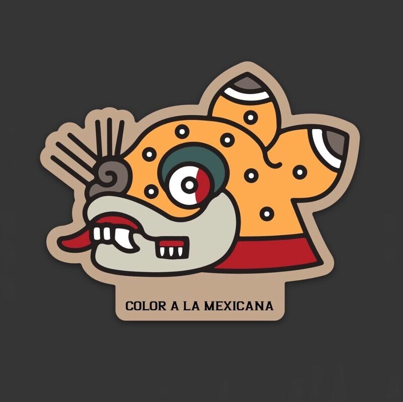 Sticker 'Jaguar Mesoamericano'