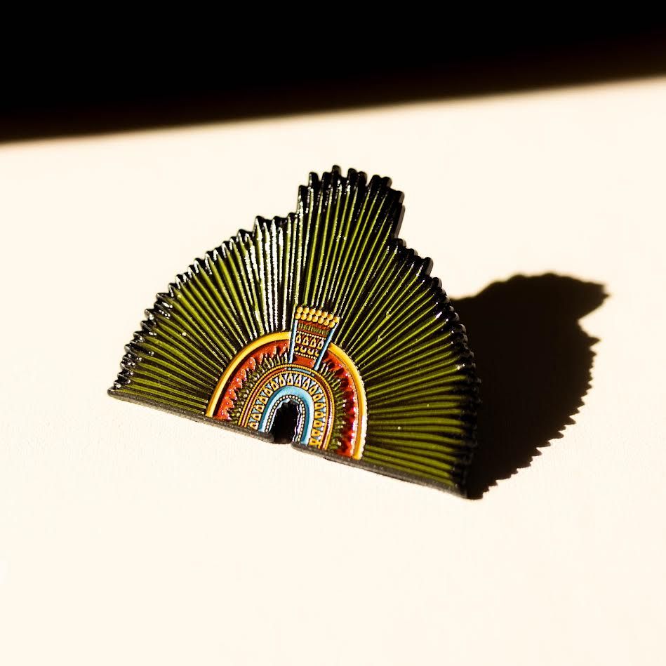 'Quetzalapacáyotl ' Pin (Series No. 8) 'Quetzalapacáyotl ' Pin (Series No. 8)