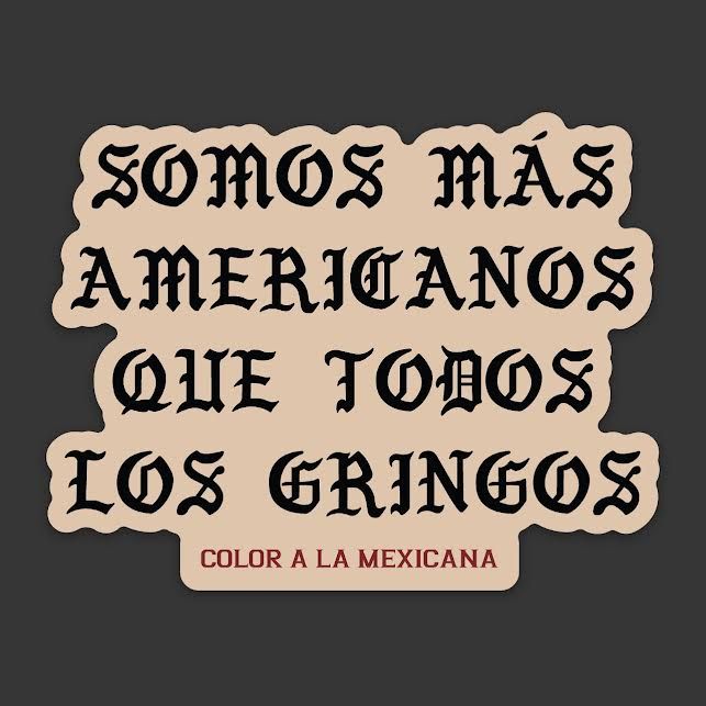 'Los Tigres del Norte Quote' Sticker