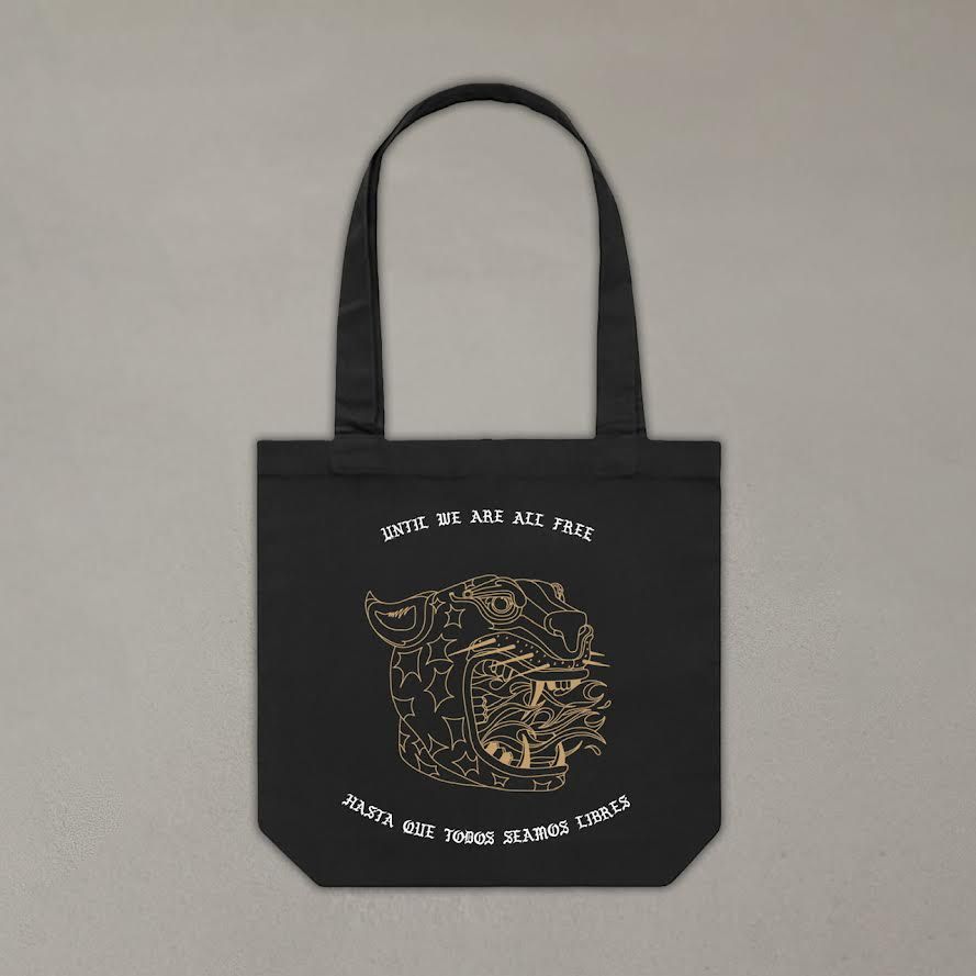 'Until we are all free' Black tote 'Until we are all free' Black tote