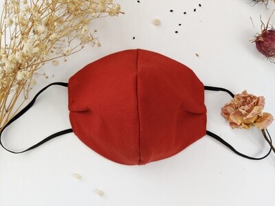 Solid Brick Red + Vintage Floral Solid Brick Red + Vintage Floral