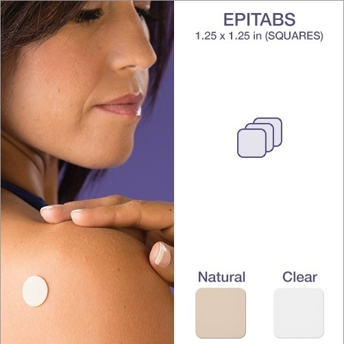 Silikonski obliži za brazgotine 3 x 3 cm. Trije obliži.