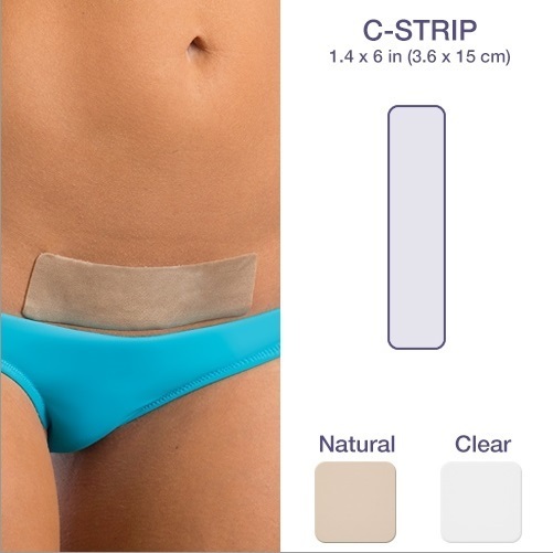 Silikonski obliž za brazgotine 15 x 3,5 cm.