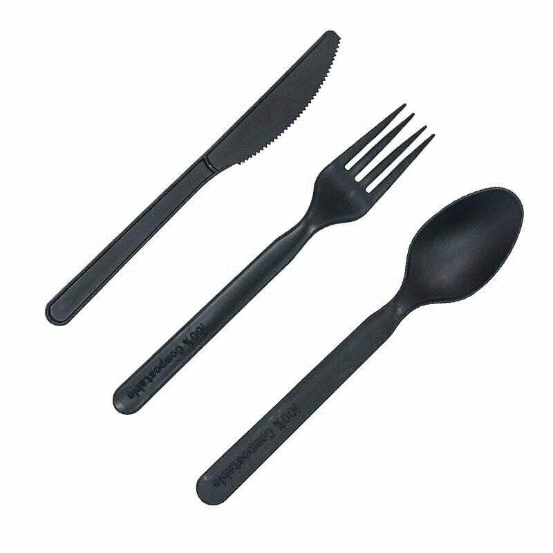 Juego tres cubiertos y servilleta