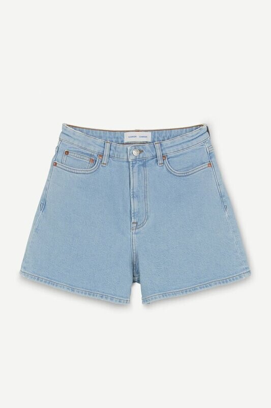 Samsoe Samsoe Adelina  Denim Shorts Light Comfort Wash