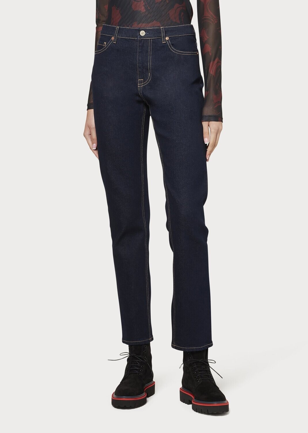 Paul Smith Indigo Wash Straight-Fit 'Happy' Jeans