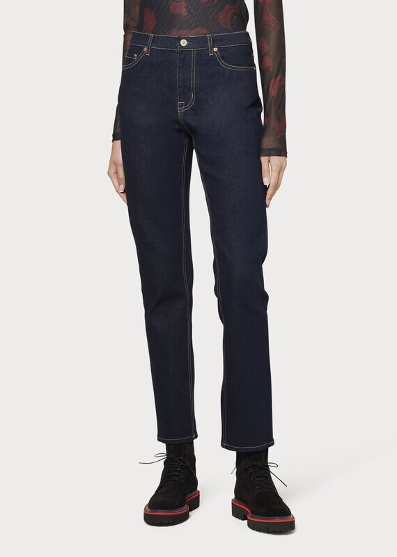 Paul Smith Indigo Wash Straight-Fit 'Happy' Jeans