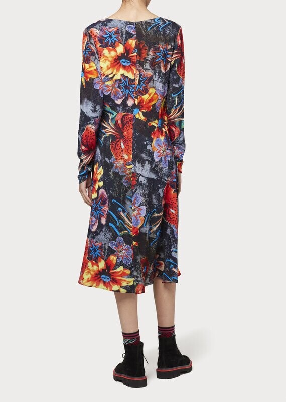 Paul Smith Winter Hawaiian Print Midi Dress