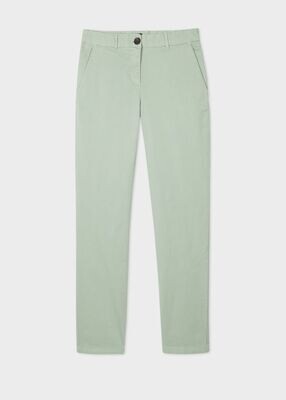 Paul Smith Brushed Cotton Chinos in Mint Green
