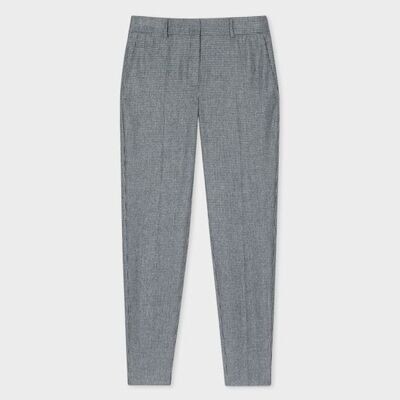 Paul Smith Tailored Flannel Trousers is Subtle Check